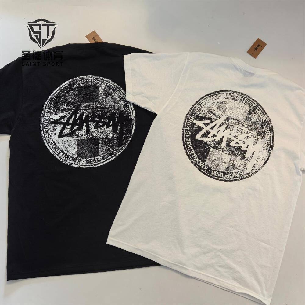 邮票圆形DotStamp短袖Stussy