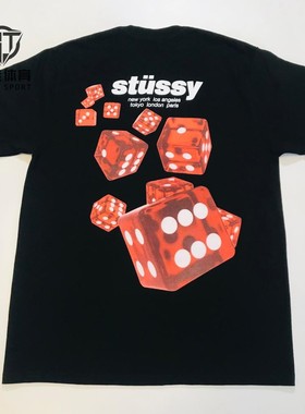 现货正品 Stussy 25SS Rollers Tee 骰子色子 短袖T恤