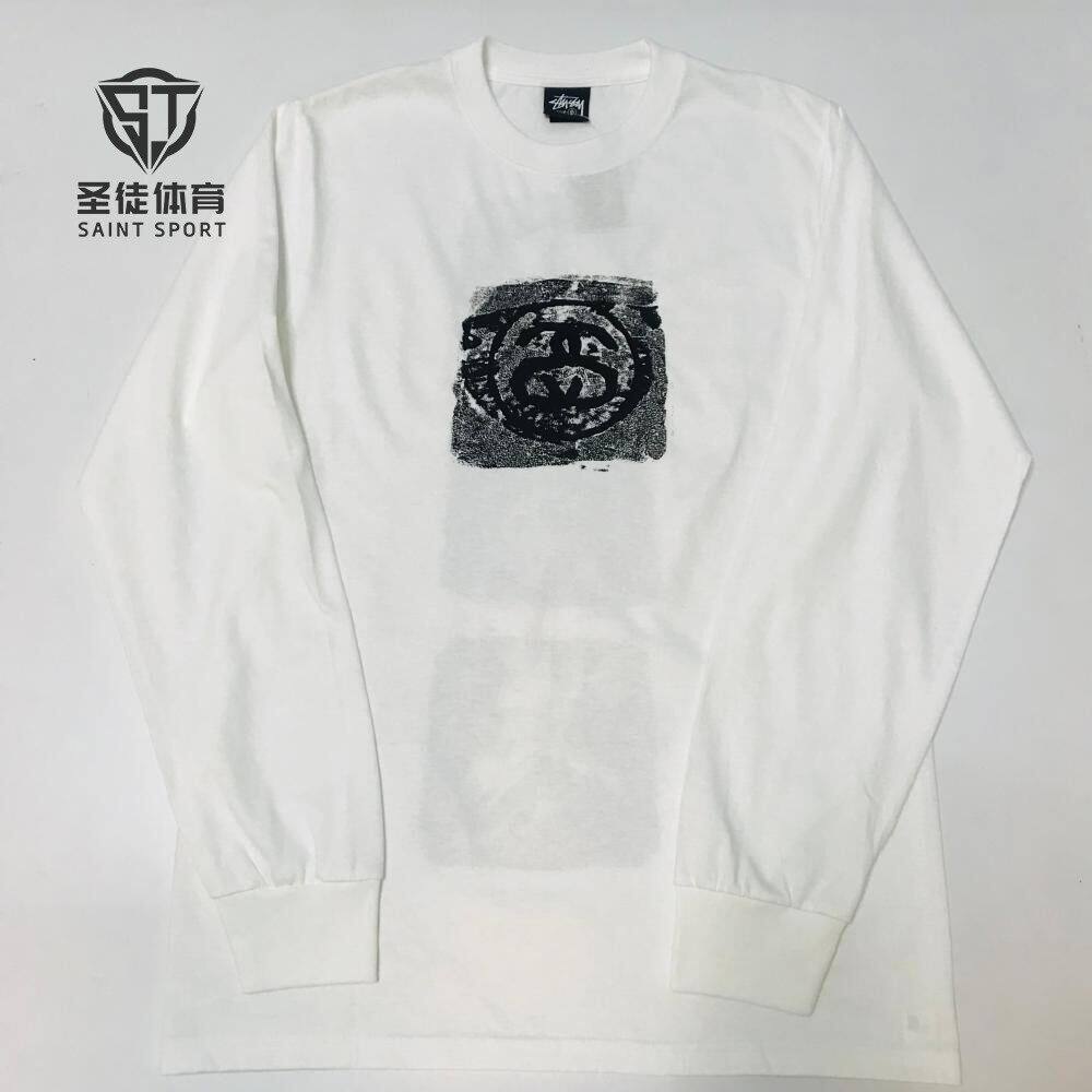 长袖Tee反战涂鸦StussyMono