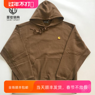 现货正品 Palace 23FW Carhartt WIP联名 胸口刺绣Logo 连帽卫衣