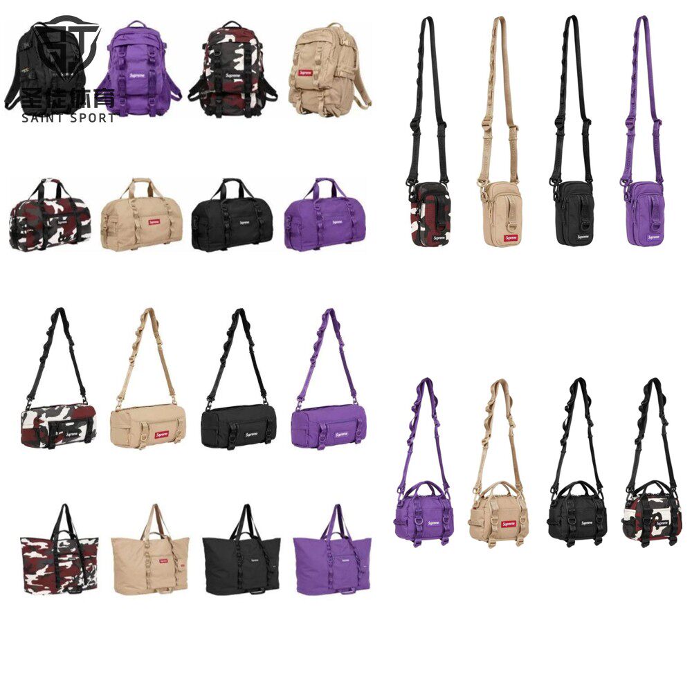 正品 Supreme 26SS 开季帆布包 双肩包单肩包托特包旅行包挎包