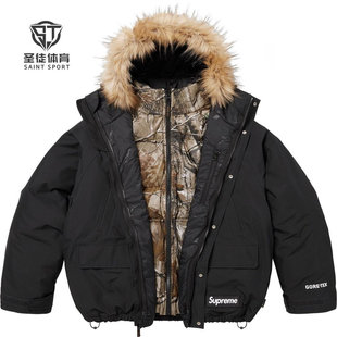 正品 Supreme 25FW Gore-Tex Parka 700-Fill Down 2合1 羽绒夹克