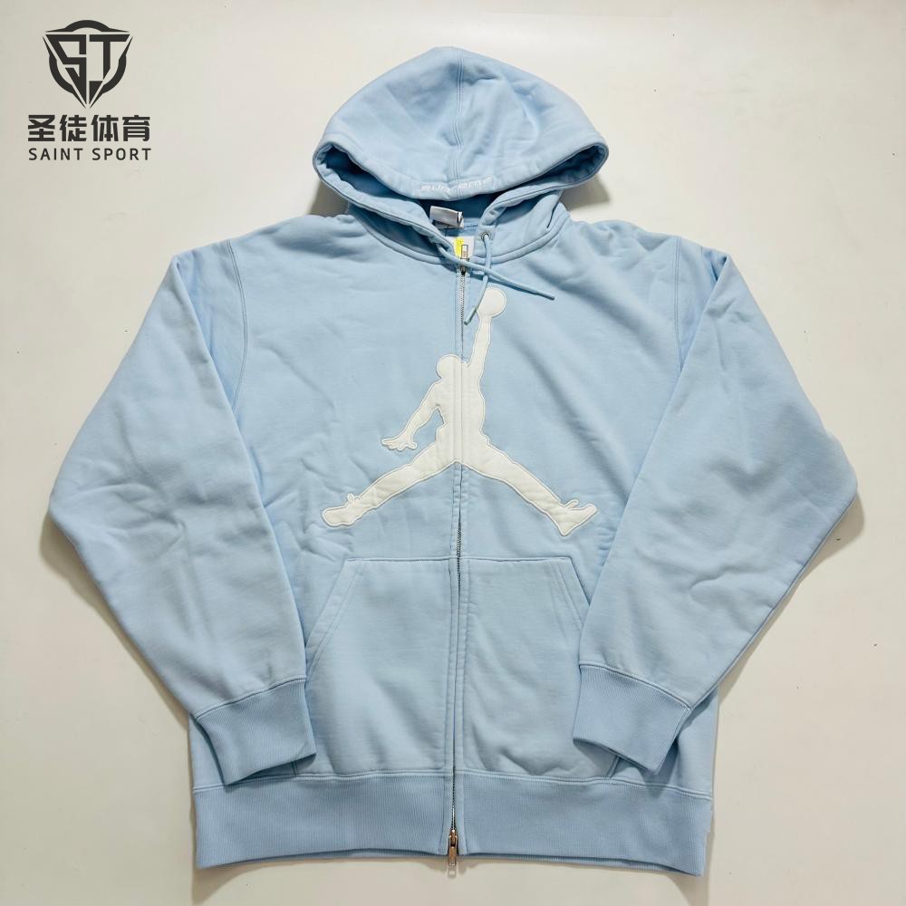 SupremeJordan大Logo拉链卫衣图片