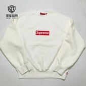 Supreme Bogo圆领 25SS Box 正品 Crewneck Washed Logo 套头卫衣