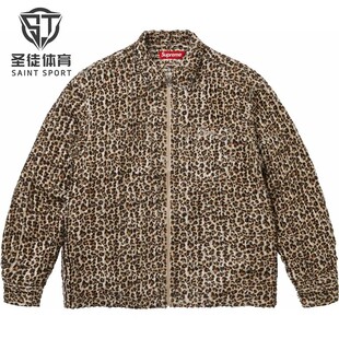  Supreme 26FW Leopard Frayed Shirt 豹纹 衬衫外套
