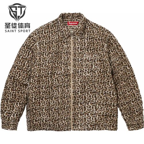 Supreme豹纹衬衫外套