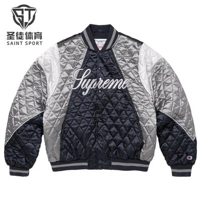 SupremeChampion缎面棒球夹克