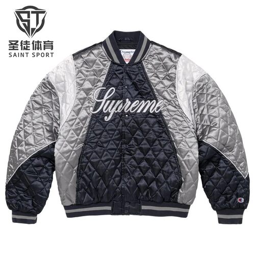 SupremeChampion缎面棒球夹克