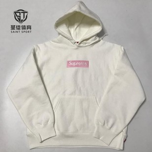 现货正品 Supreme 25FW Box Logo Hooded 刺绣Bogo经典款连帽卫衣