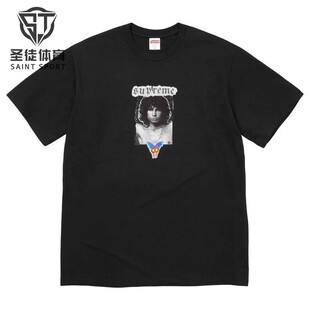  Supreme 26FW Jim Tee 复古黑白人像 短袖T恤