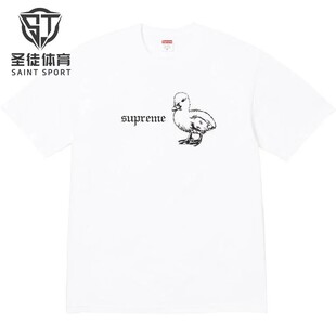 正品 Supreme 26SS Duck Tee 鸭子 动物素描 短袖T恤