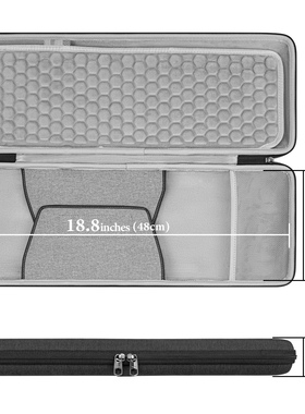 适用Wooting80HE 98-100键位键鼠一体便携式硬壳防摔收纳键盘包