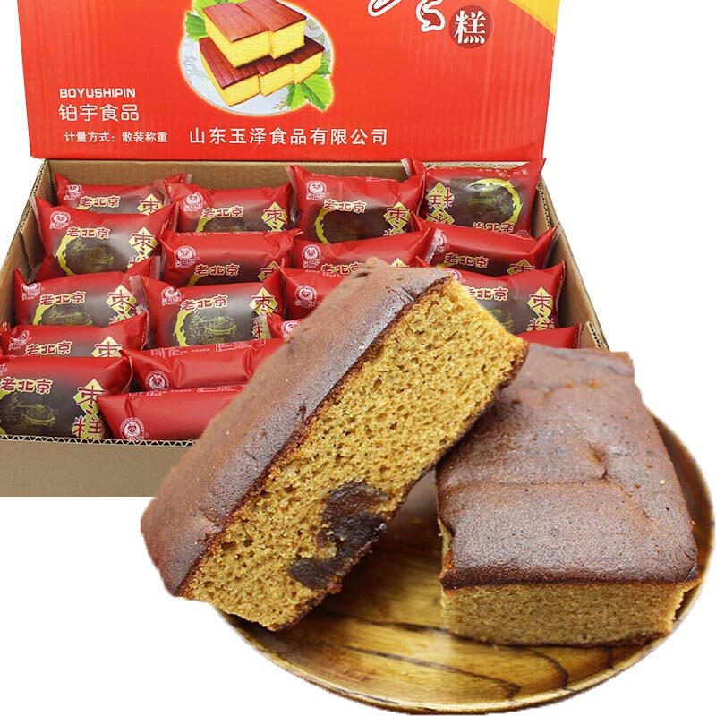 老北京枣糕核桃枣泥味早餐面包