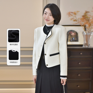 绵羊毛混纺针织衫 冬款 女内搭蕾丝拼接打底上衣 精致叠搭 大洪洪