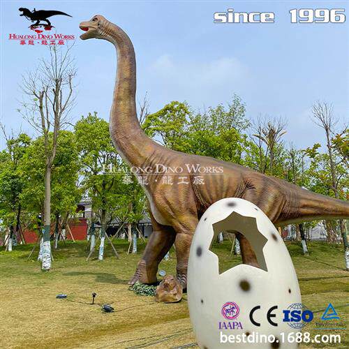 仿真腕龙模型机械电动可发声景区引流打卡产品源头厂家生产