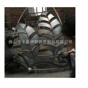 户外景观铁艺不锈钢异形凉亭铝合金艺术廊架屏风格 栅厂家加工安装