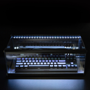 FUXK键盘盒阳极铝个性 Matrix机械键盘个性 化铝合金展示盒收纳盒