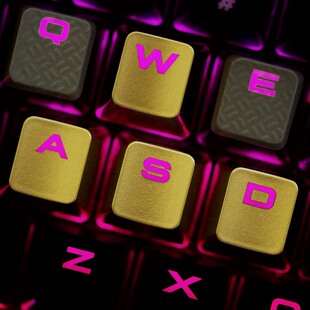 WASD烤漆游戏键帽十字轴OEM高度海盗船酷冷透光键帽烤漆键帽 键帽