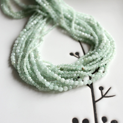 缅甸小米珠手工玉坠穗子