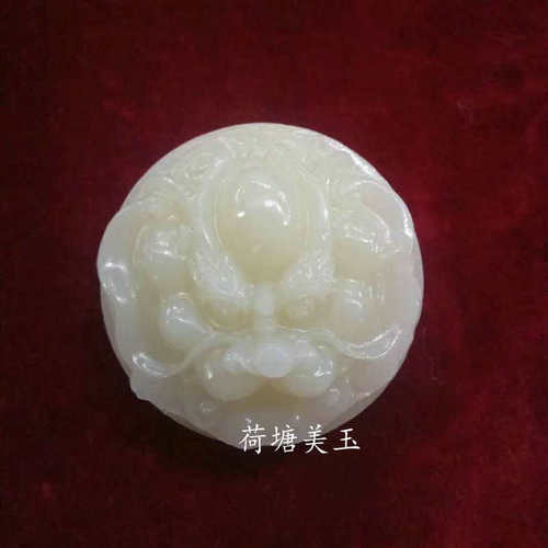 天然白玉石玉器龙头皮带扣玉扣腰阿富汗玉生肖龙腰带男生腰挂包邮