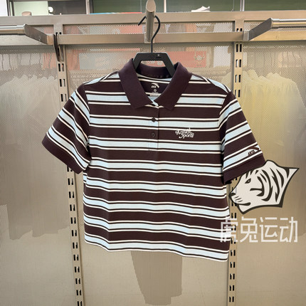 安踏2026夏季新品女士吸湿速干POLO衫休闲运动百搭T恤162628111