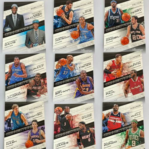 2012-13 荣耀双人特卡全套及单卡 正版NBA篮球球星卡 帕尼尼 科比