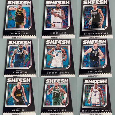 nba球星卡 帕尼尼 2024-25 hoops sheesh特卡全套及单卡 库里等