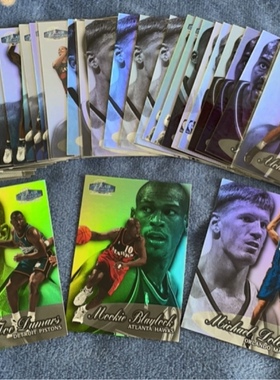 NBA球星卡 FLEER公司 1998-99 showcase系列SHOWPIECE 镭射大头卡