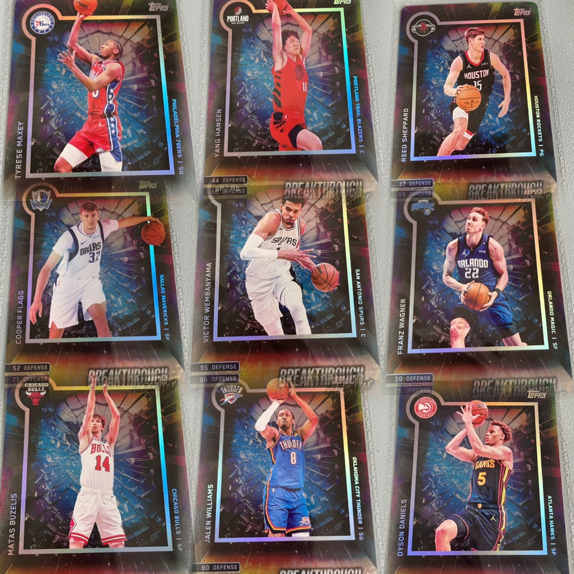 NBA球星卡 2024-25Topps Match Attax系列破局之将特卡全套及单卡