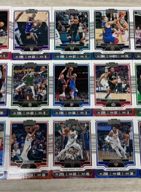 NBA球星卡 2023-24 Contenders 球票系列 比赛之夜特卡全套及单卡