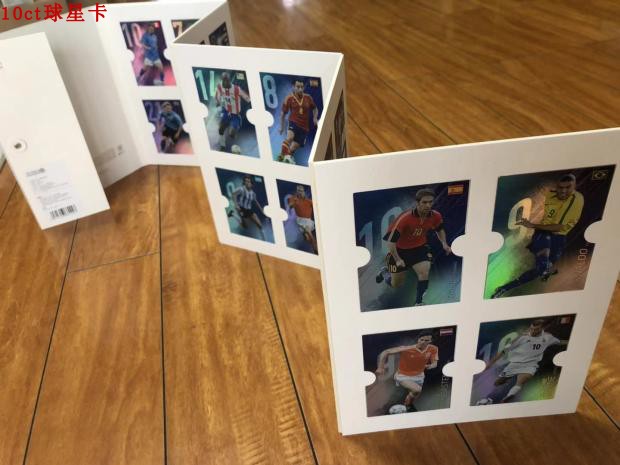 足球球星卡futera公司出品20张及