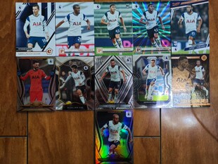 足球球星卡 帕尼尼编年史系列 热刺队 孙兴慜  哈里凯恩 普卡特卡