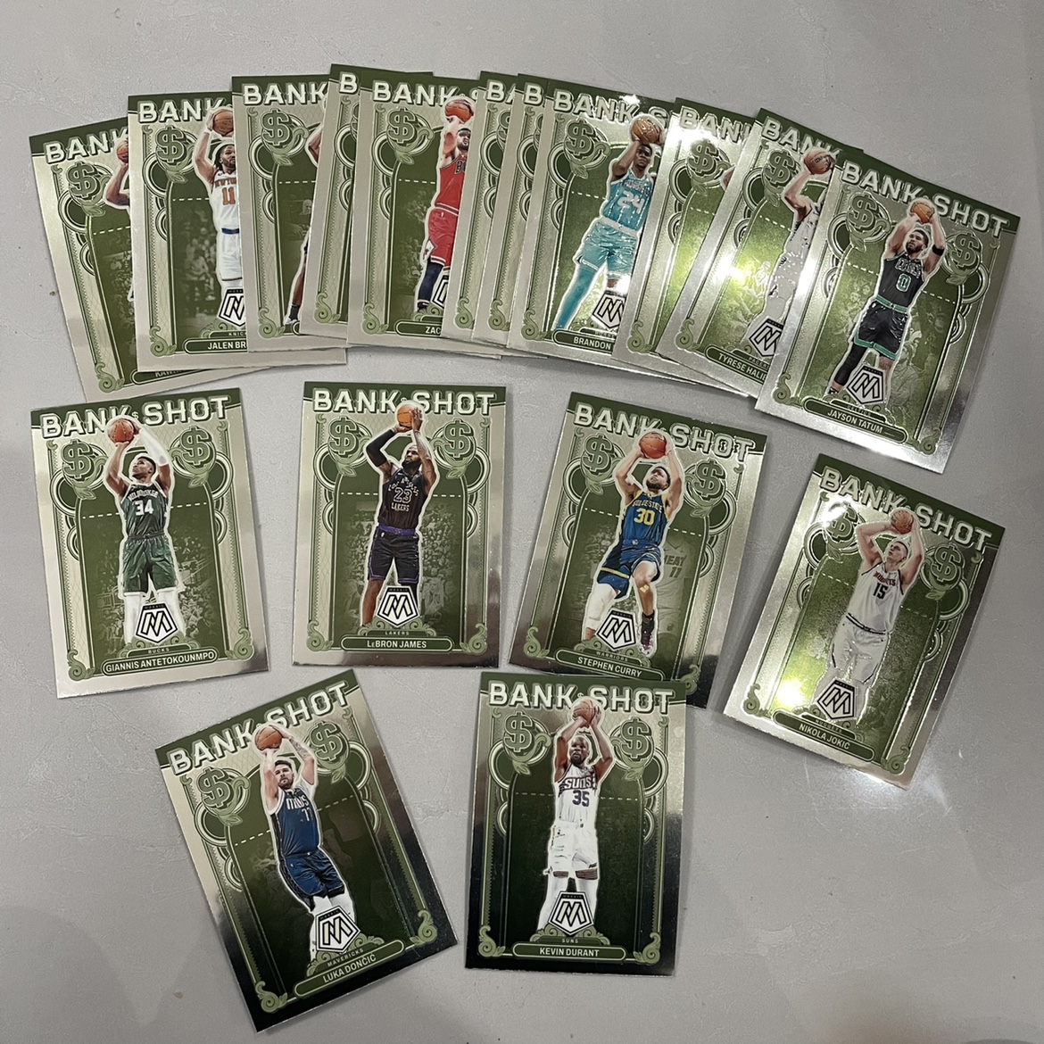 nba 篮球球星卡 帕尼尼 2023-24 mosaic马赛克美元特卡全套及单卡