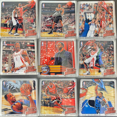 NBA Ace collect麦迪时刻系列磁吸冰箱贴 官方授权亚克力材质明盒
