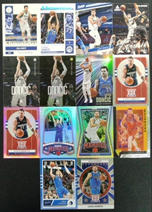 Luka Doncic新秀普特实物卡 帕尼尼小牛队编年史东契奇 nba球星卡