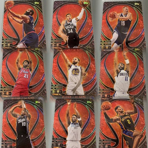 NBA球星卡2024-25Topps Match Attax系列PLAYER特卡全套及单卡