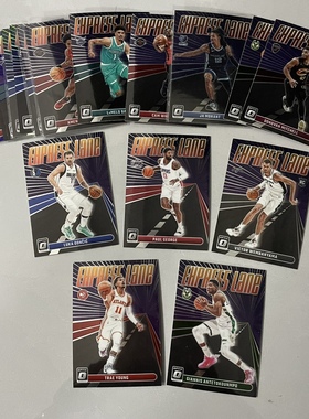 nba球星卡 帕尼尼2023-24 optic express lane 快车道 特卡及折射