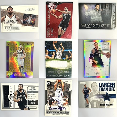 德隆威廉姆斯普特卡限量卡实物卡专集  正版NBA篮球球星卡 帕尼尼