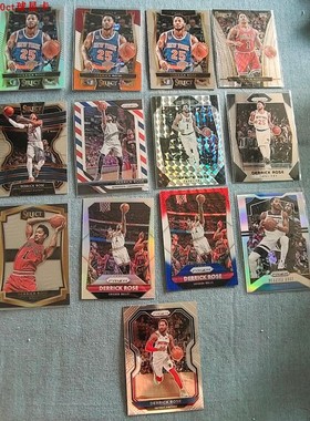 NBA球星卡 帕尼尼 DERRICK ROSE 罗斯专场select prizm系列普特卡