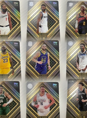 NBA球星卡2024-25Topps Match Attax系列100俱乐部特卡全套及单卡