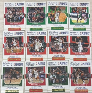 nba球星卡 帕尼尼出品2017-18 Panini hoops系列夺冠之路限量特卡