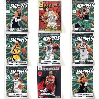 漫威漫画系列NBA球星卡专集  特卡 新秀 历年 donruss 杜蕾斯