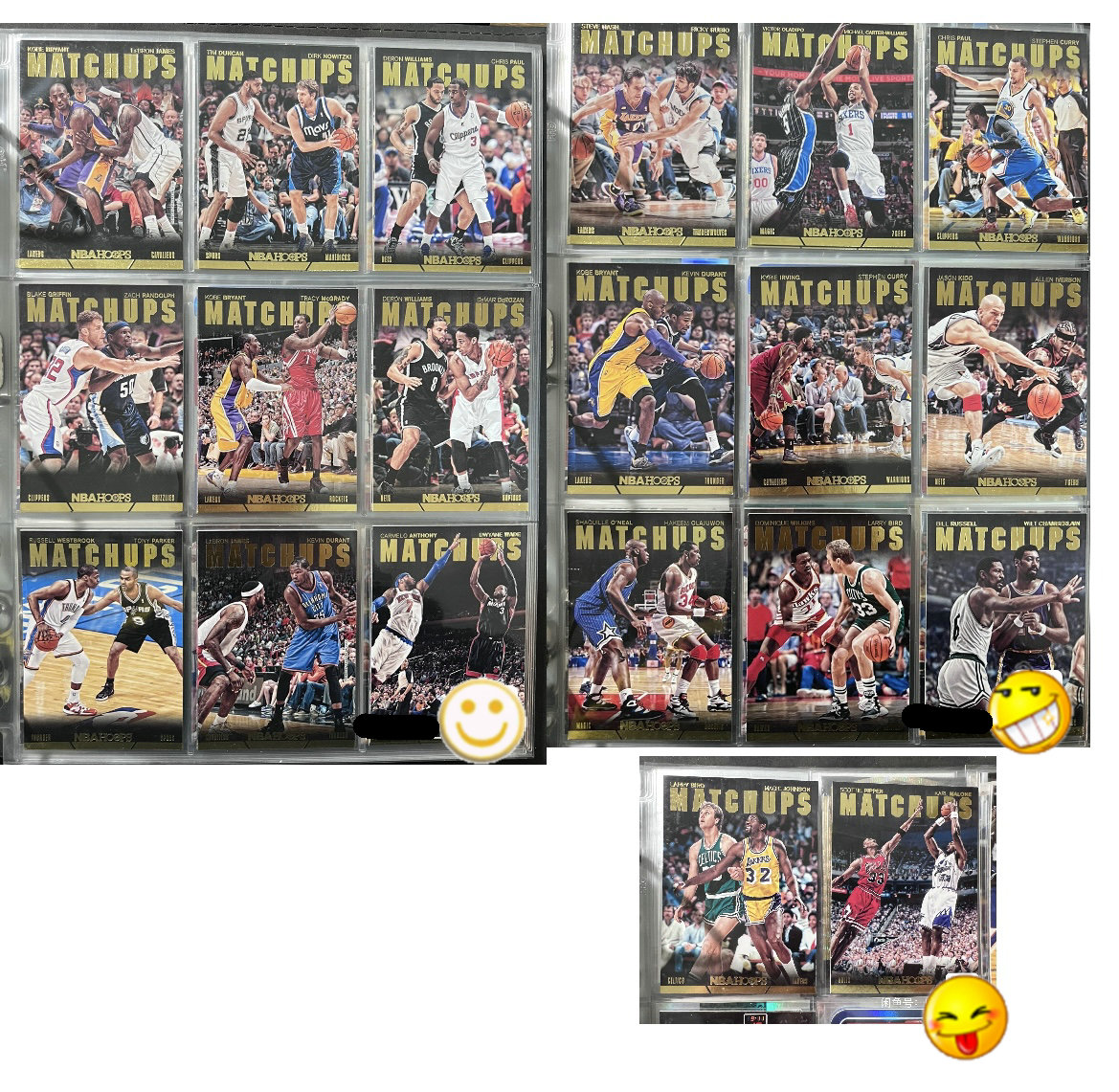 NBA球星卡 帕尼尼出品2014-15 hoops系列 matchups竞争对抗特卡 运动/瑜伽/健身/球迷用品 篮球球迷用品 原图主图