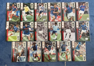 足球球星卡 帕尼尼 2002世界杯 四国版传奇特卡 法国队全套及单卡