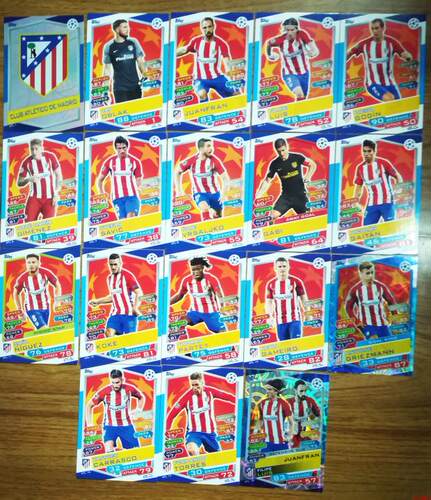 足球球星卡出品欧冠topps