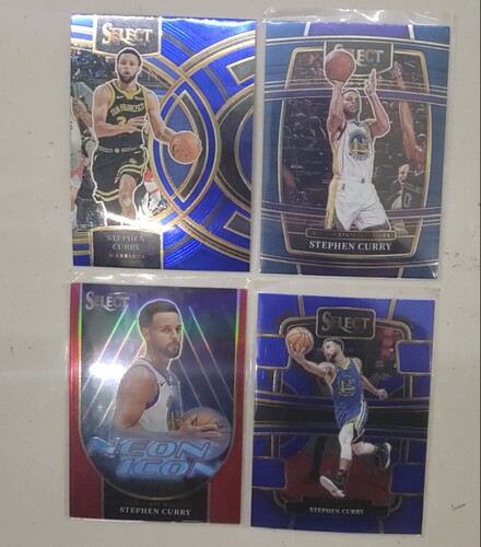 NBA球星卡 帕尼尼公司 CURRY 斯蒂芬库里 SELECT系列 普特卡专场