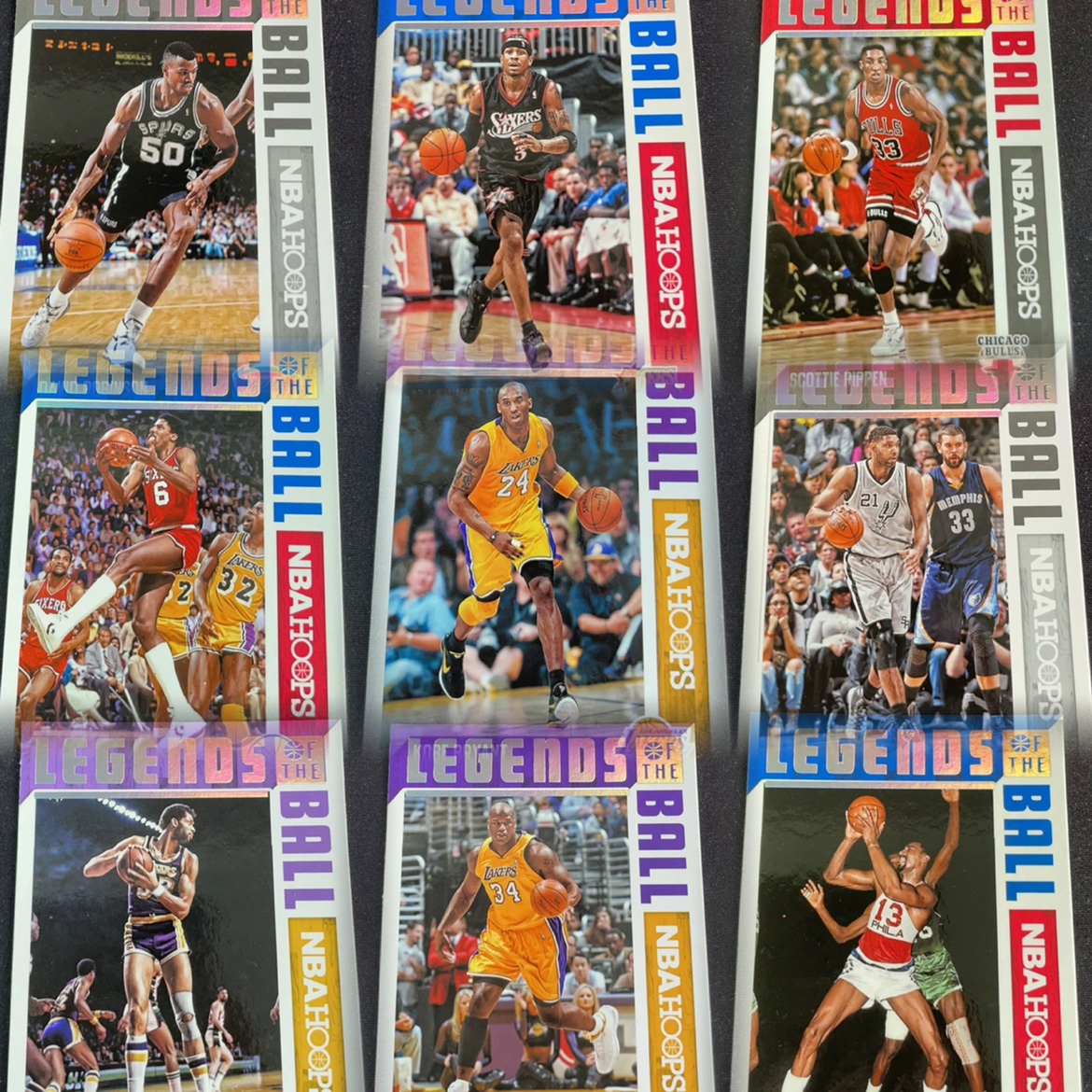 正版NBA篮球球星卡 帕尼尼 2017-18 hoops传奇特卡全套及单卡科比