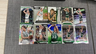 拉里伯德NBA球星卡 帕尼尼 prizm系列大鸟普特限量卡专集篮球礼物