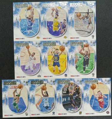 NBA球星卡 2021-22 Hoops 系列 skyview 天空特卡及镭射金版