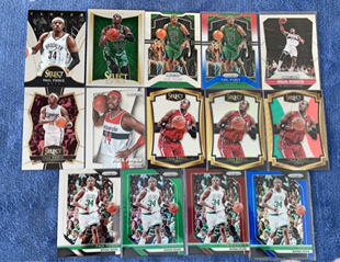 NBA球星卡 帕尼尼prizm select 系列皮尔斯 PIERCE普卡及特卡专场